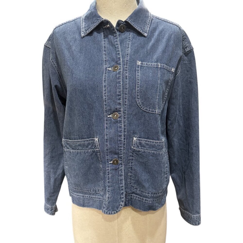 Vintage LizWear Petite Denim Cropped Jacket